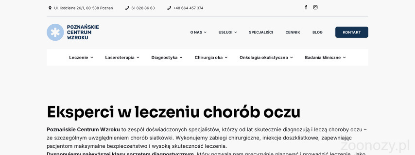 Poznańskie Centrum Wzroku Sp. z o.o.