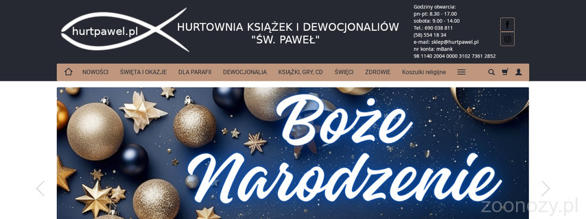 Hurtownia Książek i Dewocjonaliów św. Paweł