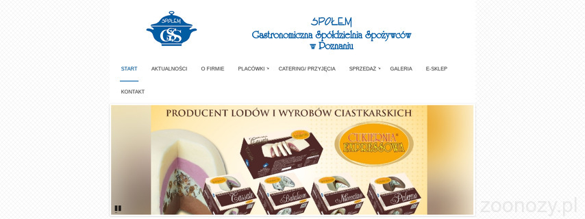 SPOŁEM GASTRONOMICZNA SPÓŁDZIELNIA SPOŻYWCÓW